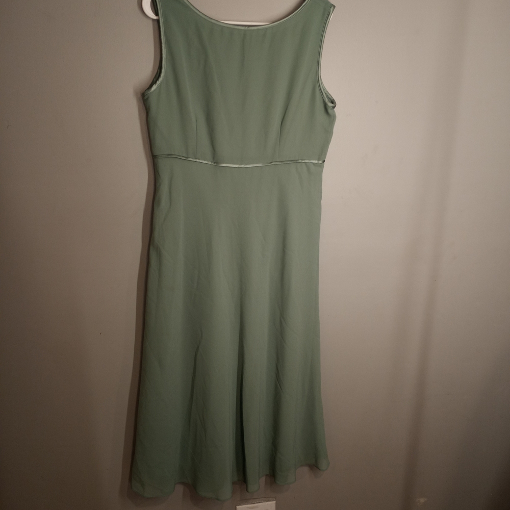LE BOS Elegant Women's Light Green Dress Suit Size 10 - Picture 5 of 16
